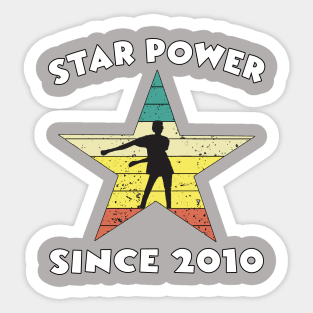 Ten Year Old Birthday 2010 Star Power Floss Dance. Sticker